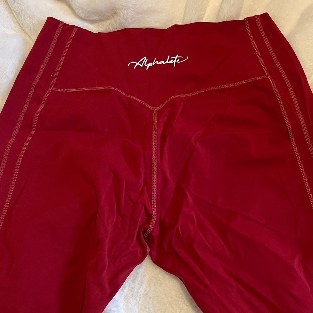 Alphalete Crimson Active Leggings